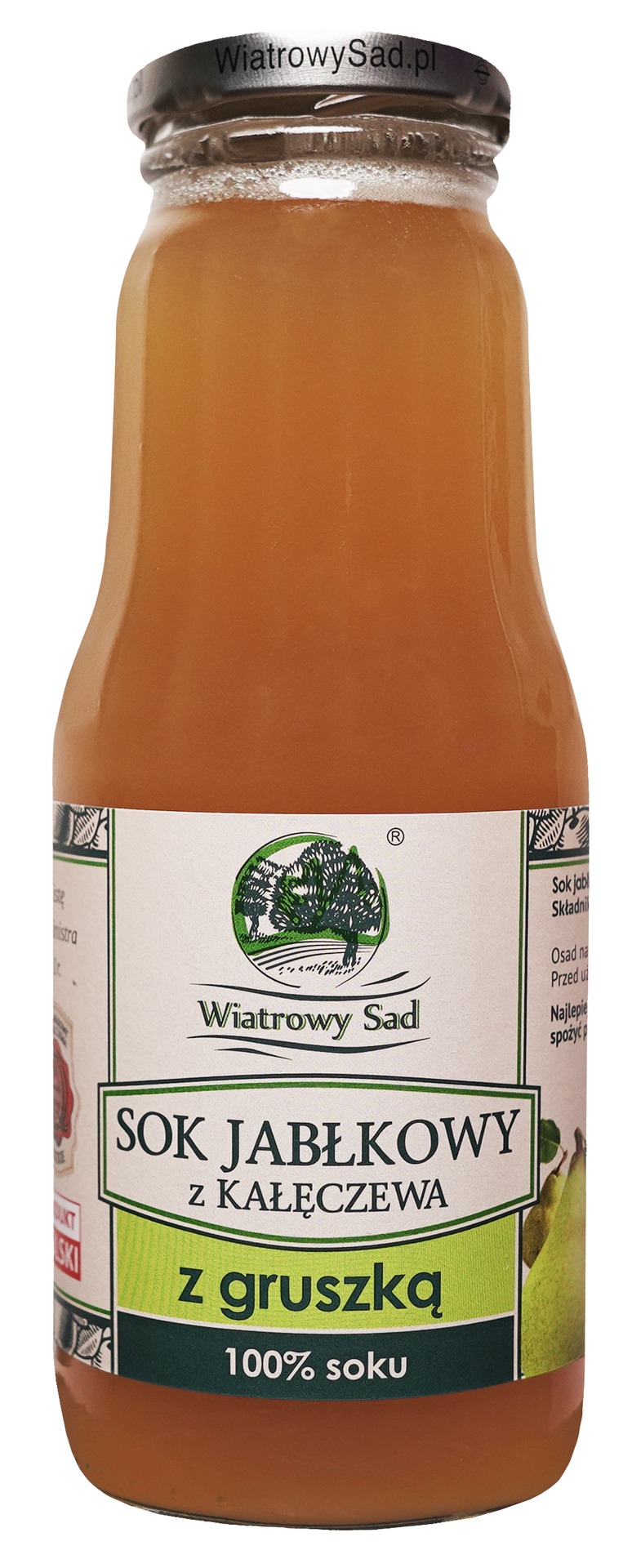 Wiatrowy Sad, Sok jabłkowy z gruszką, 300 ml