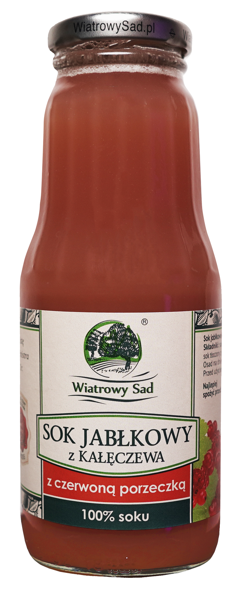 Wiatrowy Sad, Sok jabłkowy z czerwoną porzeczką, 300 ml