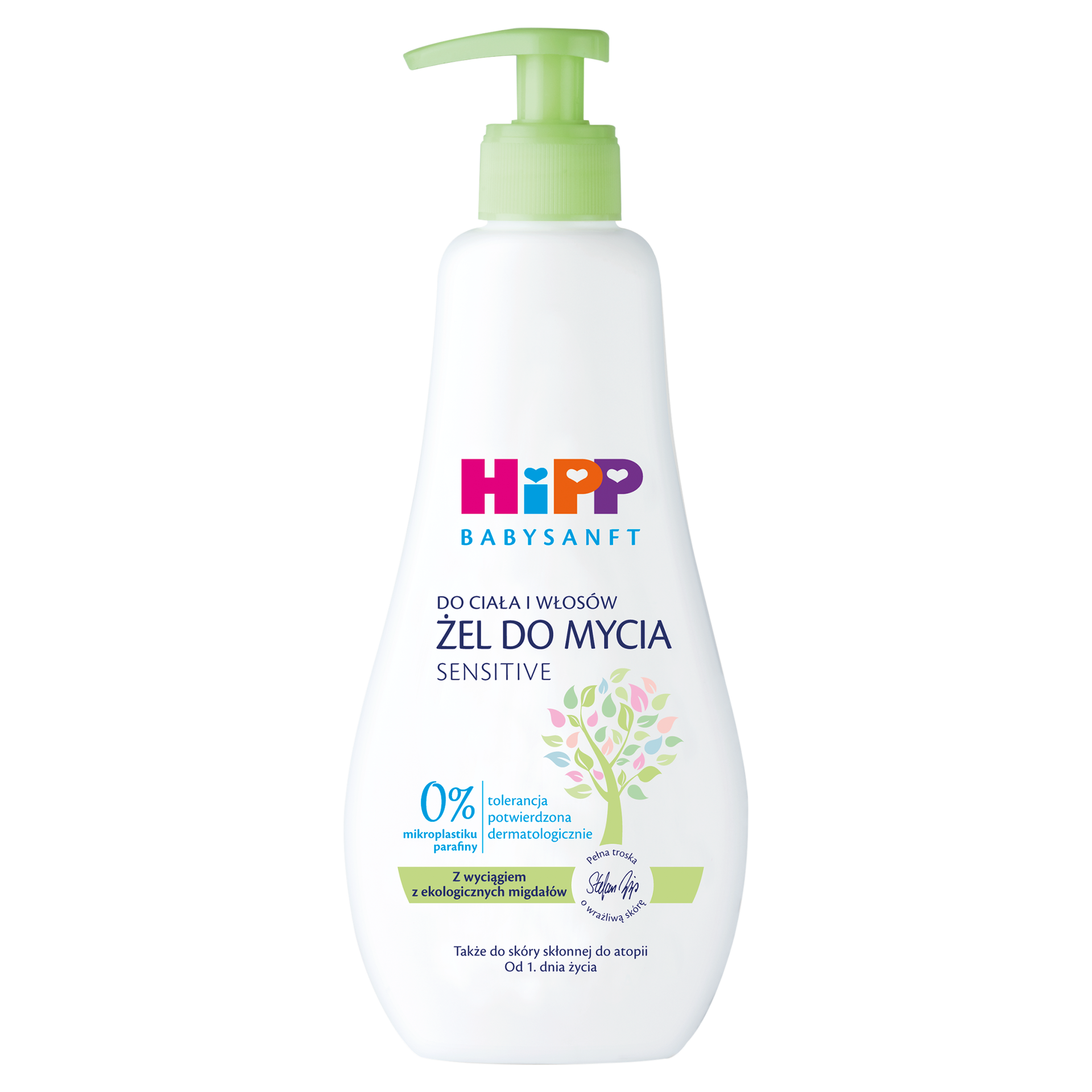 HIPP BABYSANFT Żel do mycia ciała i włosów, 400 ml
