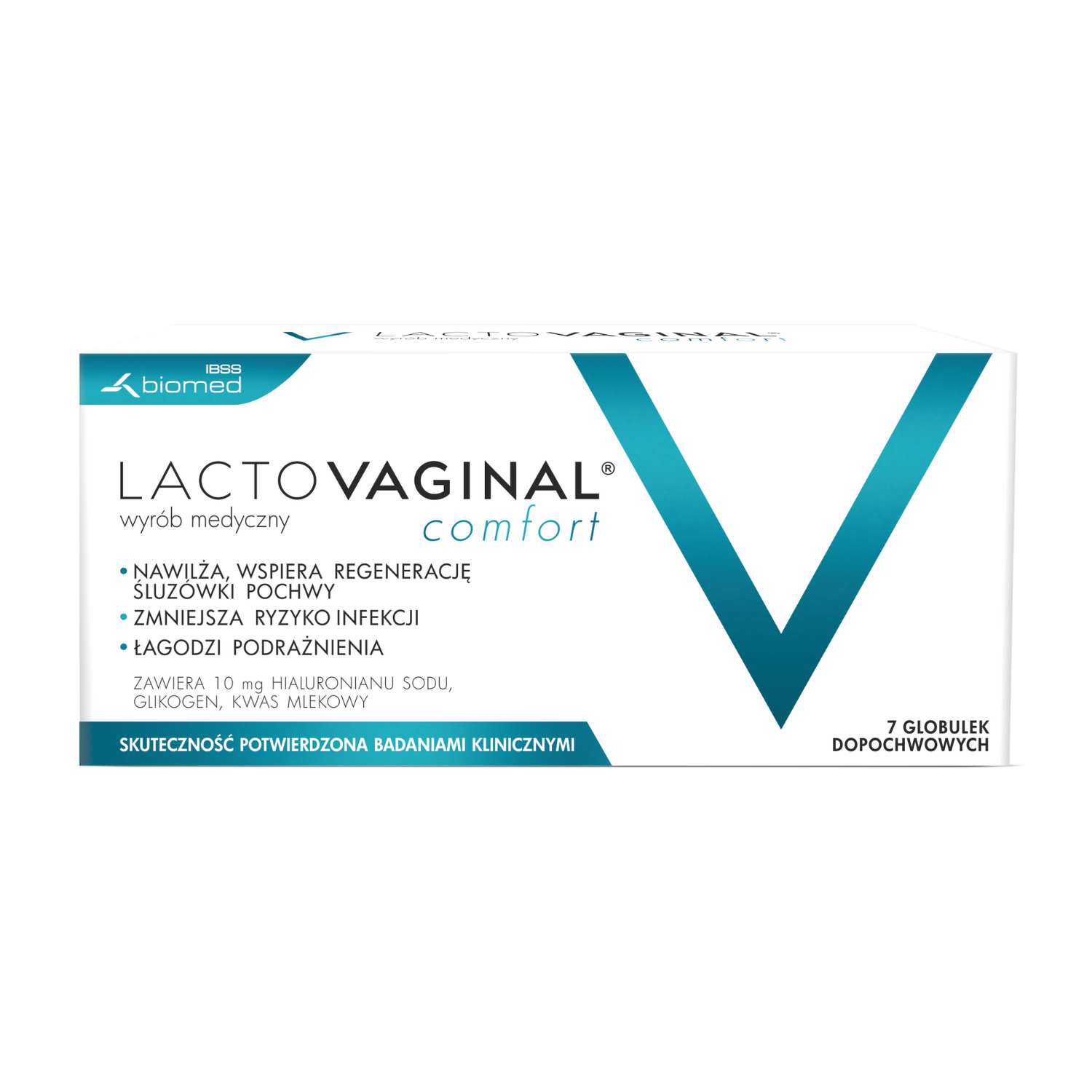 Lactovaginal Comfort, globulki, 7 sztuk