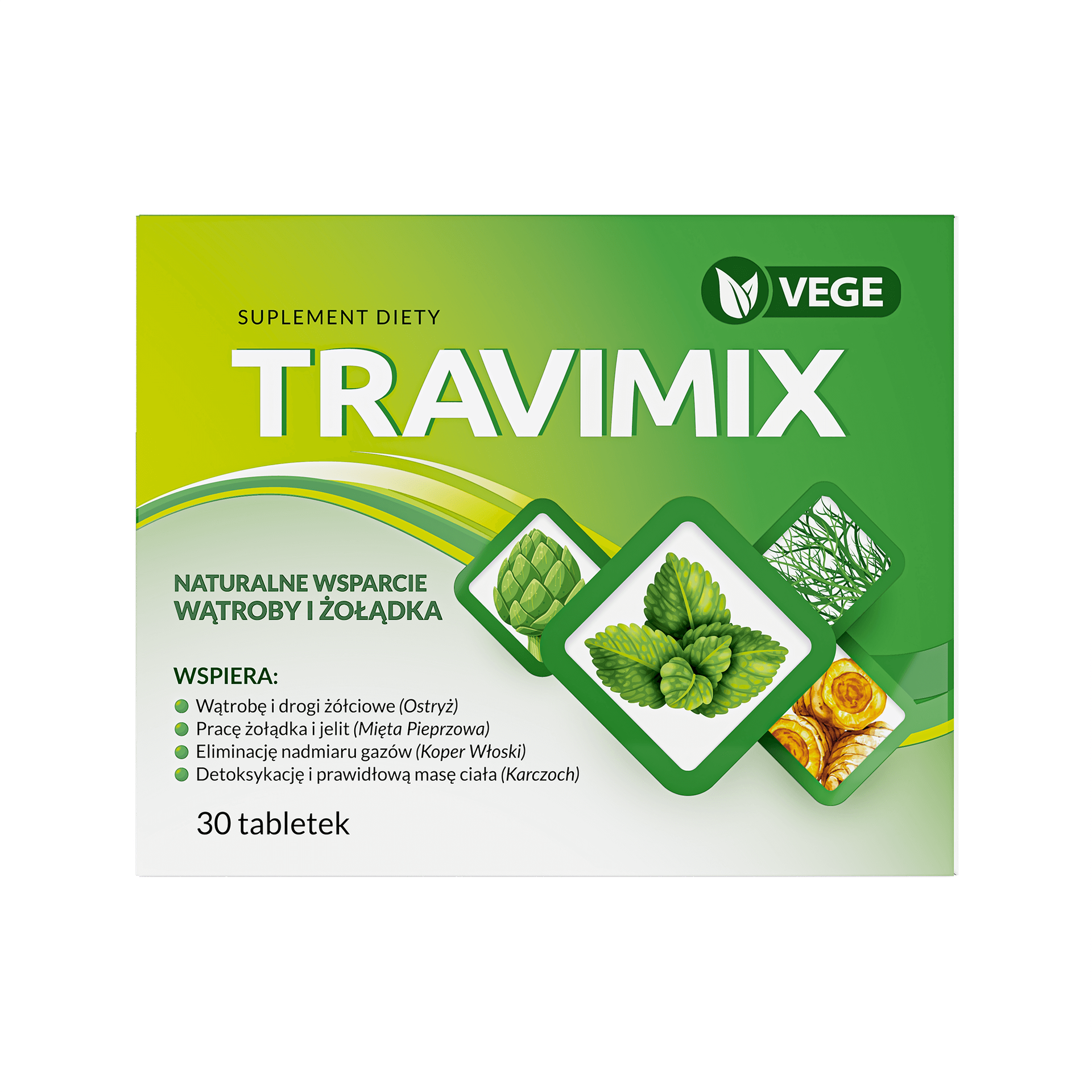 Travimix, tabletki, 30 sztuk