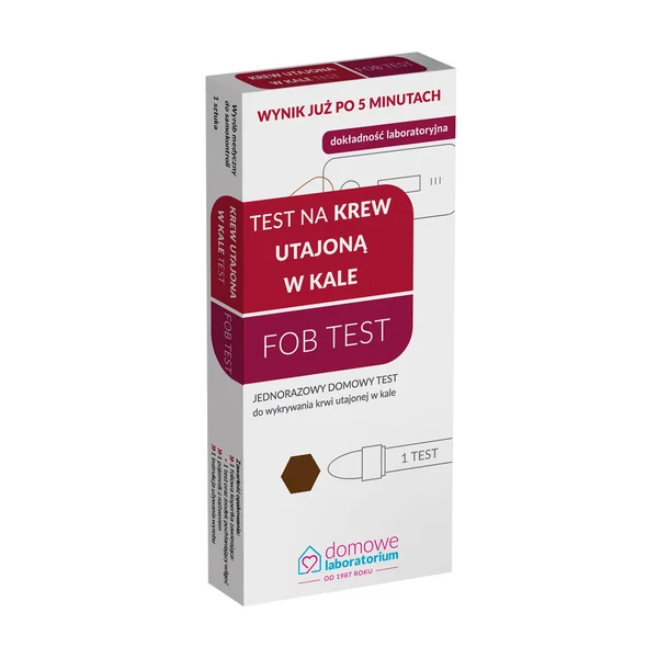 HYDREX FOB TEST do wykrywania krwi utajonej w kale - 1 szt.
