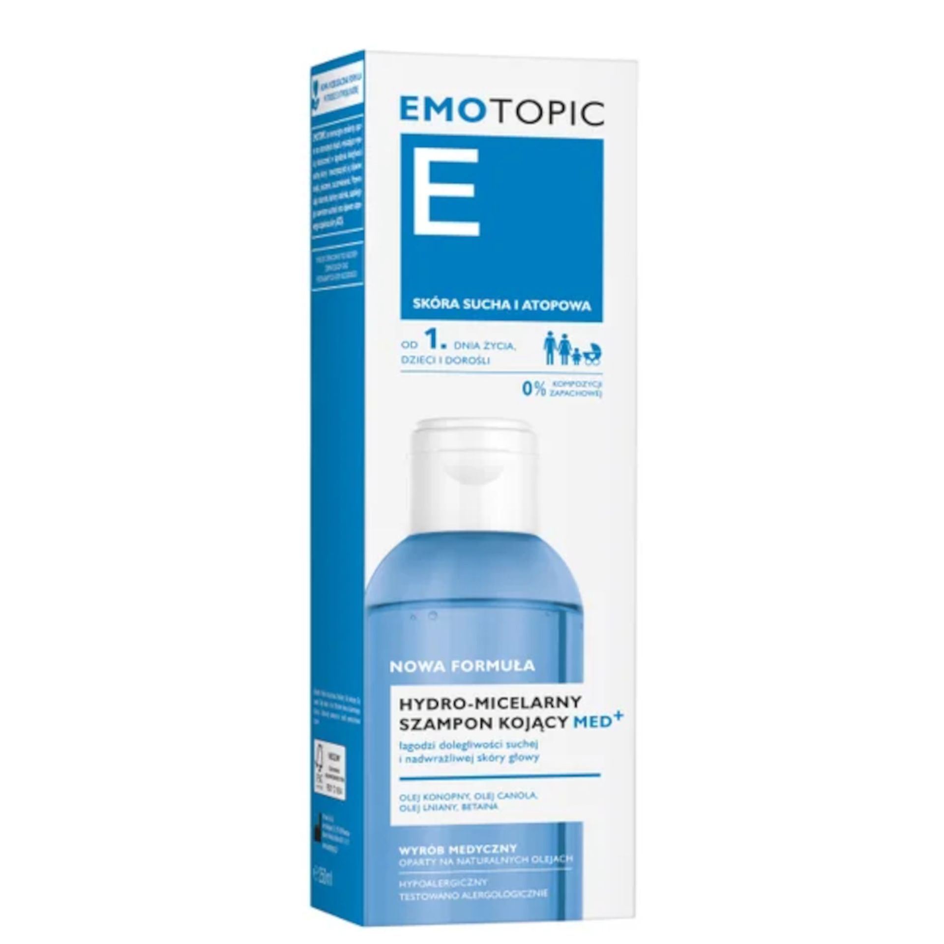 Emotopic, Hydro-micelarny szampon kojący, 250 ml