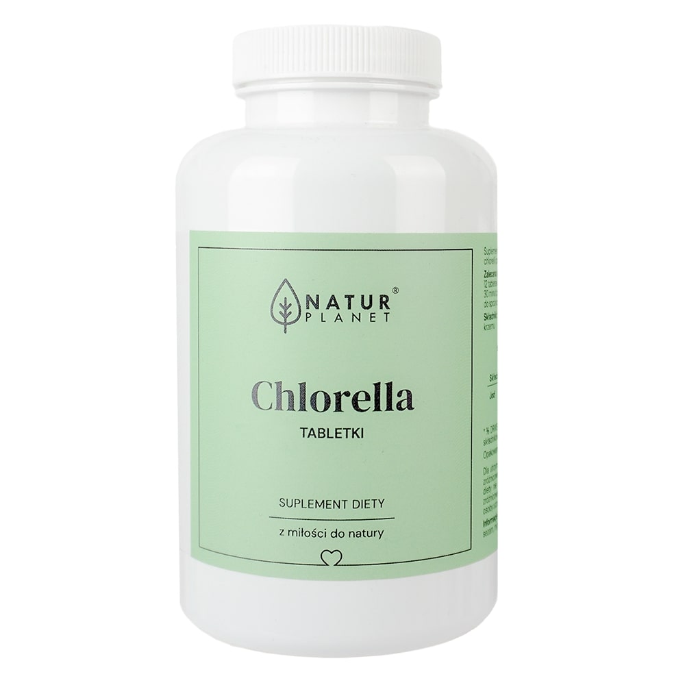 NATUR PLANET Chlorella w tabletkach, 250 g