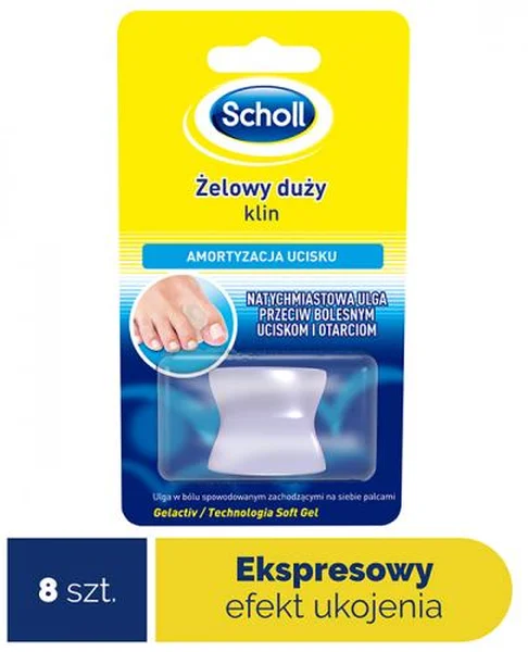 Scholl Żelowy duży klin między palce, 1 sztuka