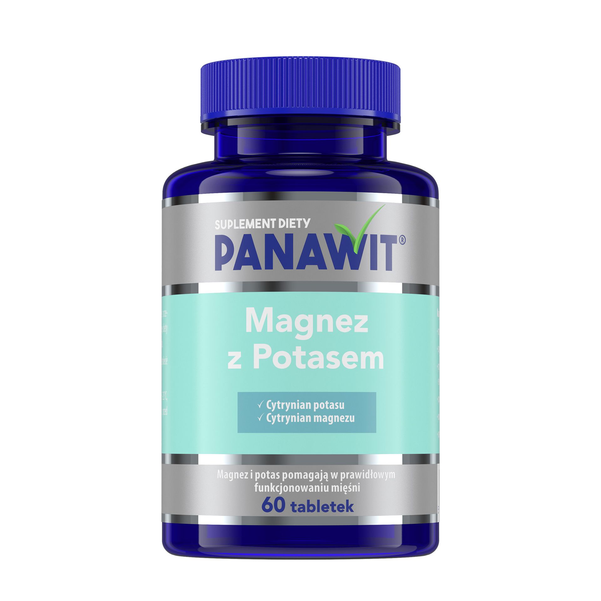 Panawit Magnez z Potasem, tabletki, 60 sztuk