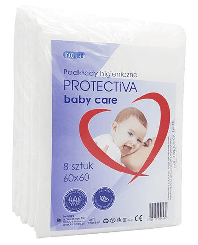 Protectiva Baby Care Podkłady higieniczne 60x60 - 8 szt. - cena, opinie, właściwości
