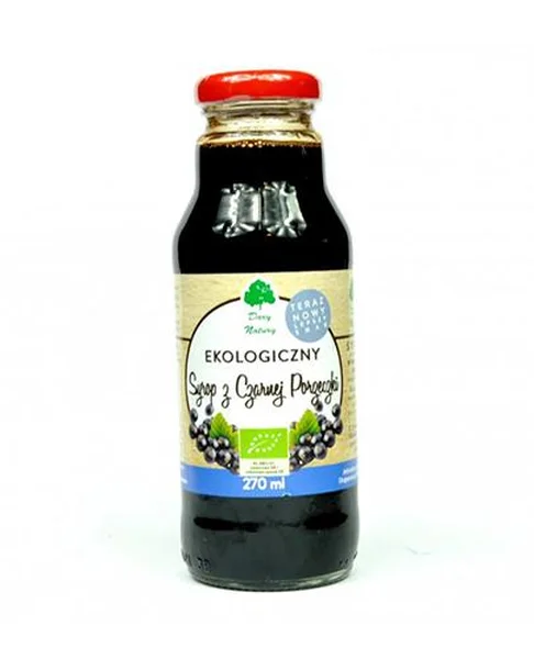 Dary Natury Ekologiczny Syrop z czarnej porzeczki, 270 ml