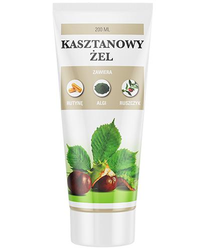 Kasztanowy Żel do codziennej pielęgnacji nóg z Rutyną Algami i Ruszczykiem - 200 ml