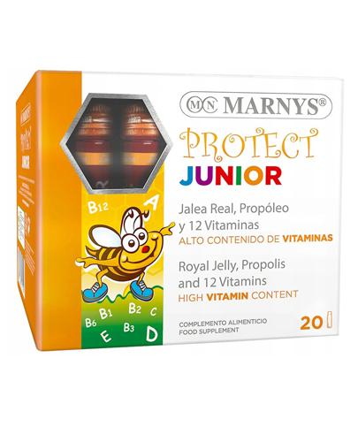 Marnys Protect Junior Mleczko pszczele propolis i 12 witamin, 20 fiolek