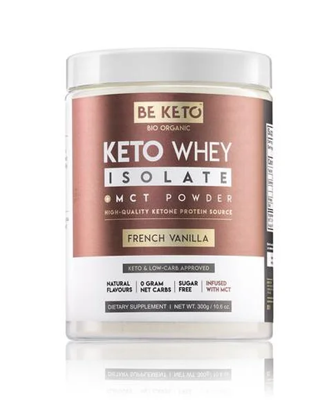BeKeto KETO Whey Vanilia + MCT, 300 g