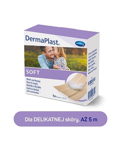 DermaPlast Plaster Soft 6 cm x 5 m, 1 sztuka