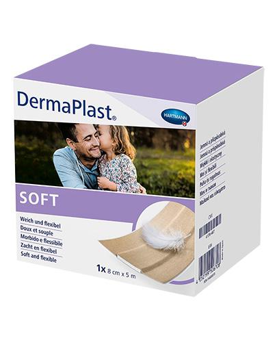 DermaPlast Plaster Soft 8 cm x 5 m, 1 sztuka