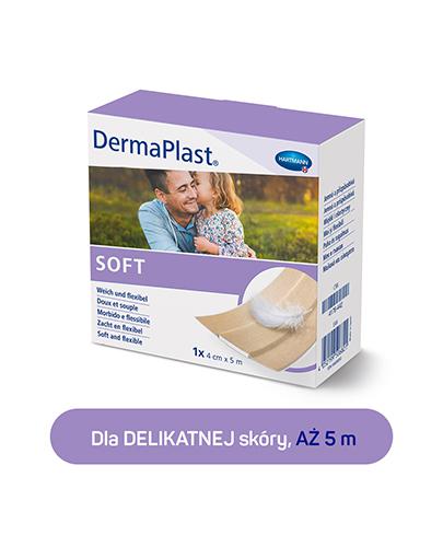 DermaPlast Plaster Soft 4 cm x 5 m, 1 sztuka