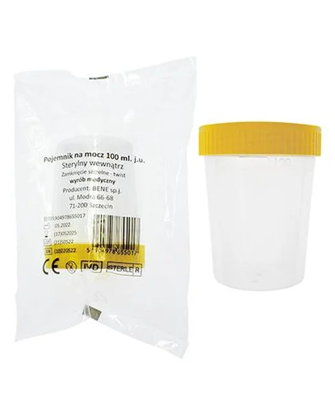 Pojemnik na mocz sterylny, 100 ml