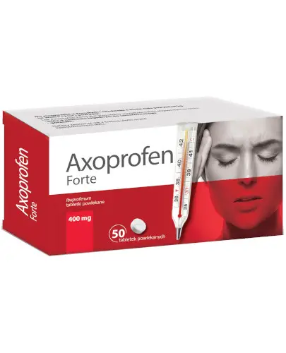 Axoprofen Forte 400 mg, tabletki, 50 sztuk