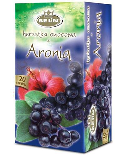 Belin Herbatka owocowa z aronią, 20 x 2 g, cena, wskazania, właściwości