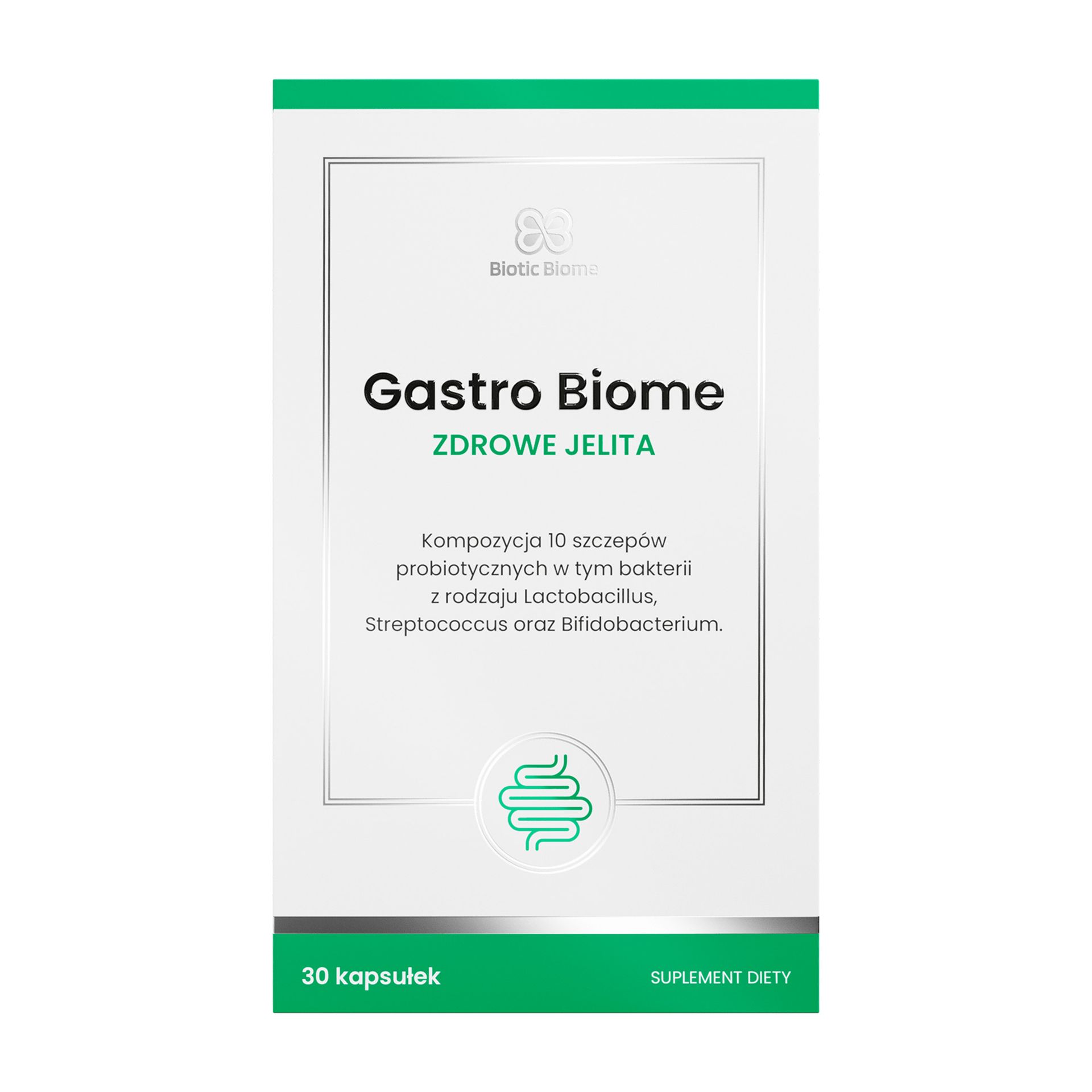Biotic Biome Gastro Biome Zdrowe Jelita, kapsułki, 30 sztuk