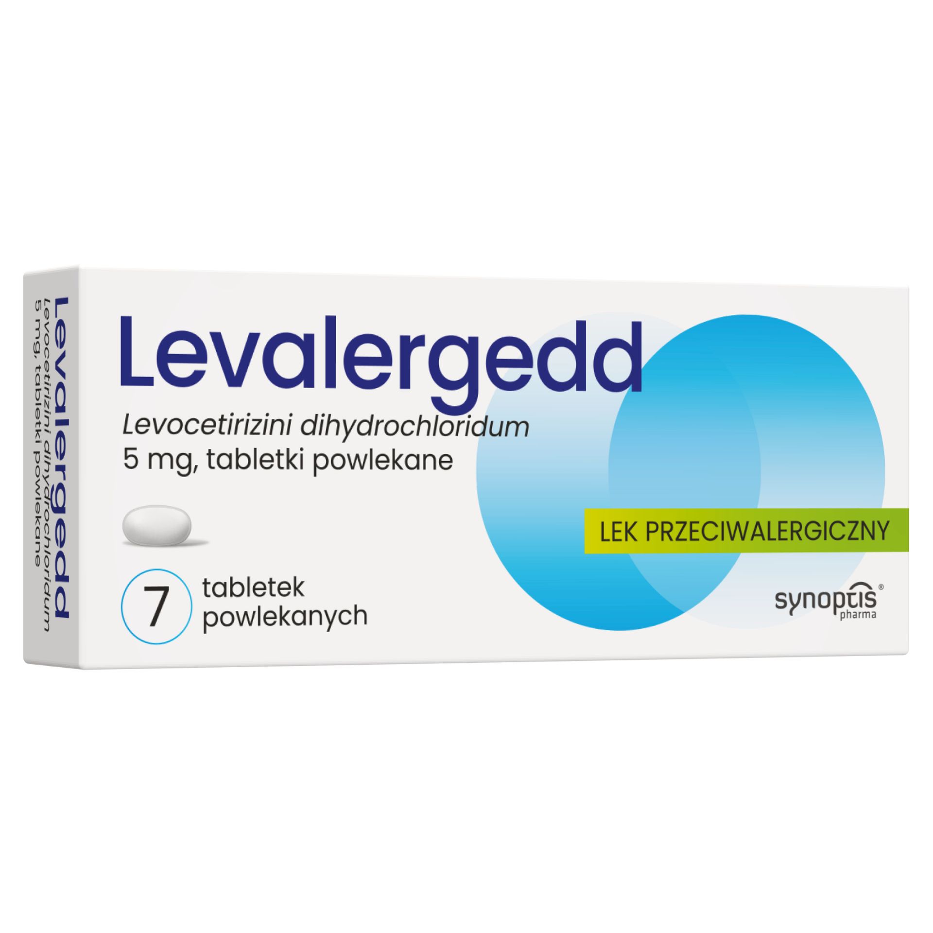 Levalergedd 5 mg, tabletki powlekane, 7 sztuk