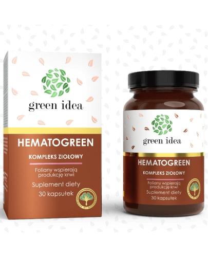 Green Idea HEMATOGREEN Kompleks ziołowy, 30 kapsułek