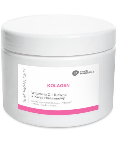 Kolagen + Witamina C + Biotyna + Kwas hialuronowy, 184 g