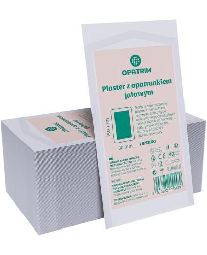 Opatrim Plaster z opatrunkiem jałowym 150 x 80 mm, 1 sztuk