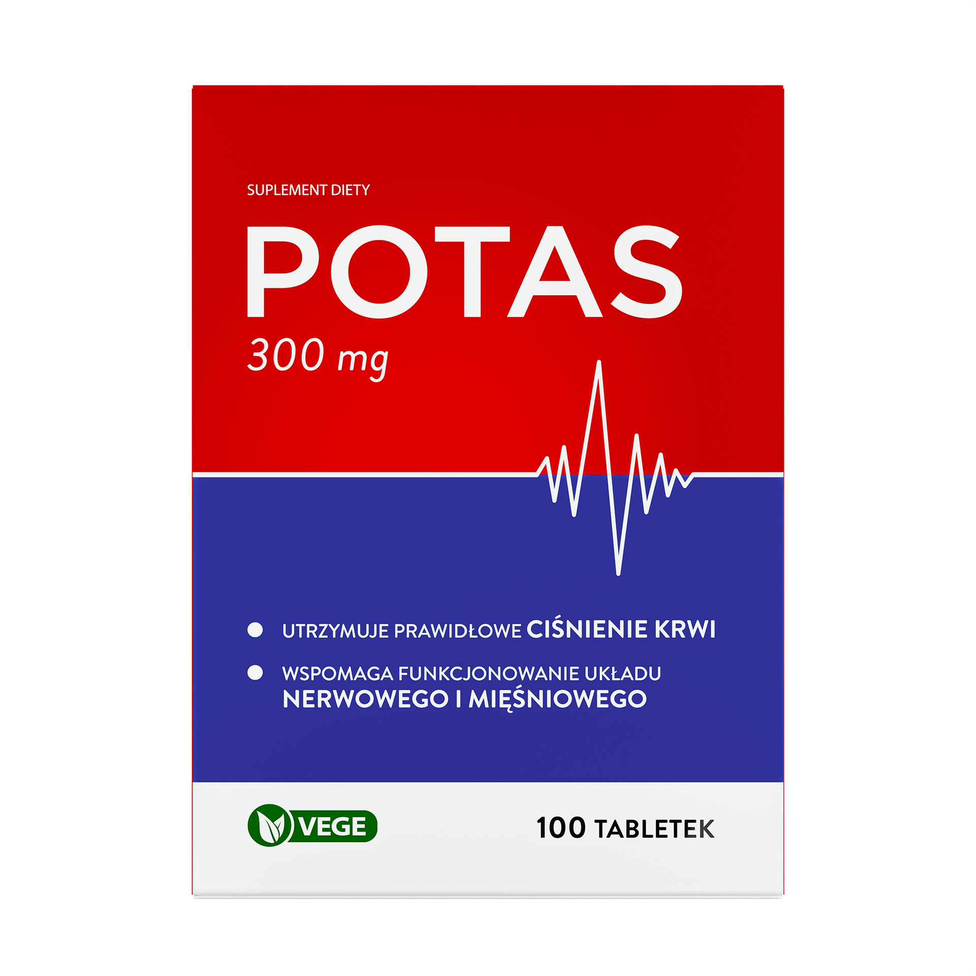 Potas, tabletki, 100 sztuk