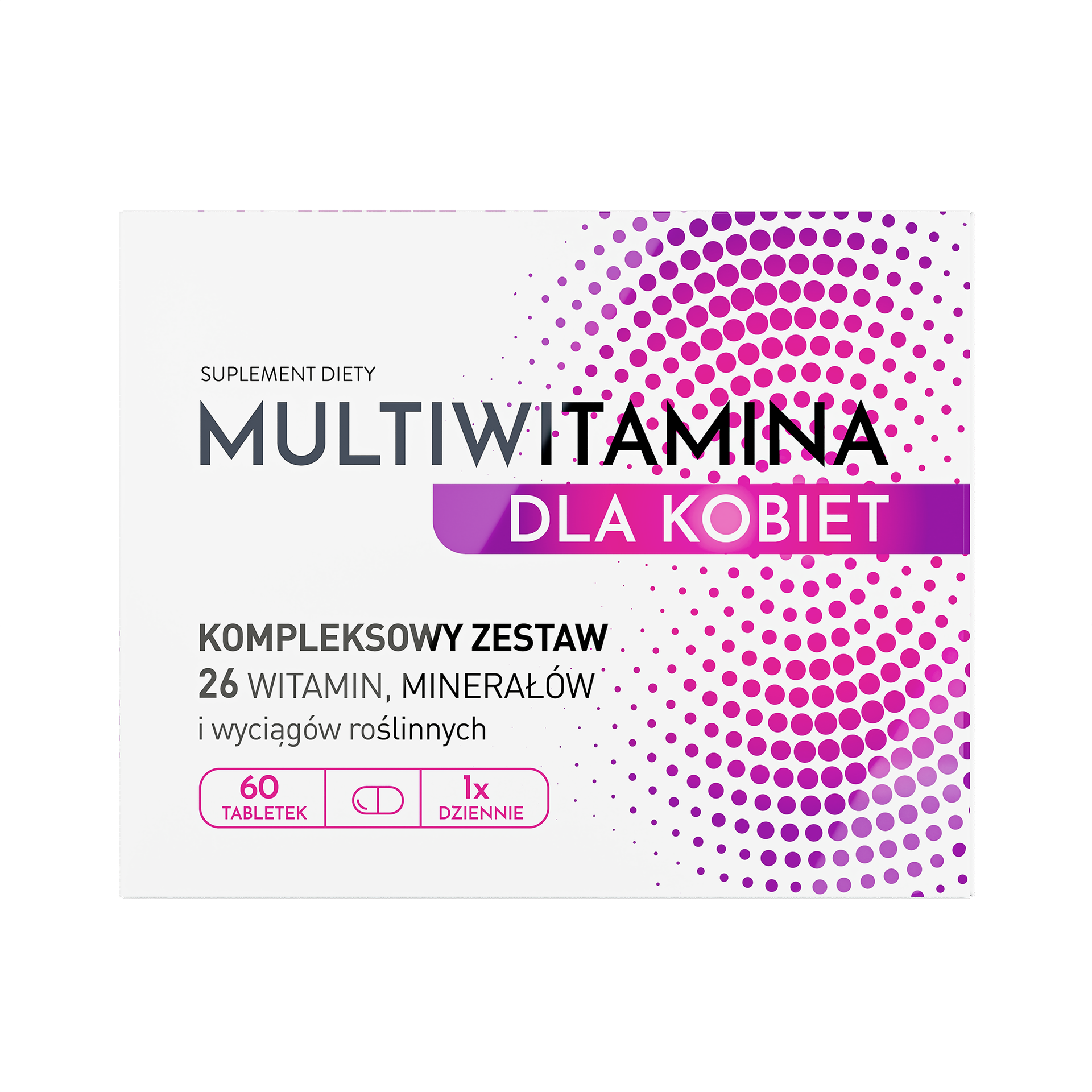 Multiwitamina dla kobiet, tabletki, 60 sztuk