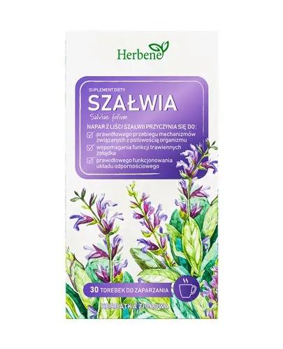 Herbene Szałwia, saszetki, 30 sztuk