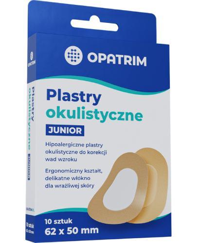 Opatrim plastry okulistyczne junior, 10 sztuk