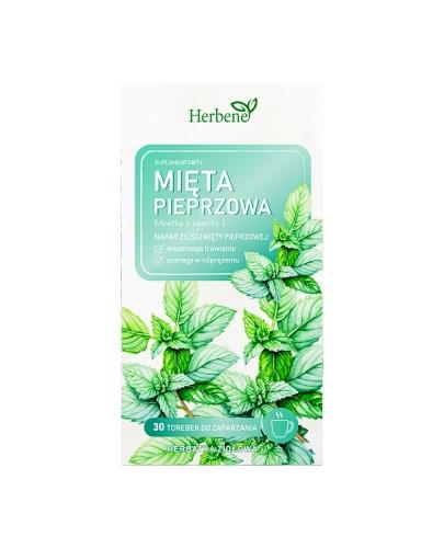 Herbene herbatka ziołowa, Mięta Pieprzowa, saszetki, 30 sztuk