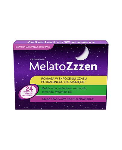 MelatoZzzen, pastylki miękkie do ssania, 24 sztuki