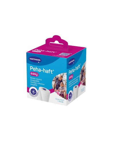Peha-Haft Easy Bandaż biały 6 cm x 4 m