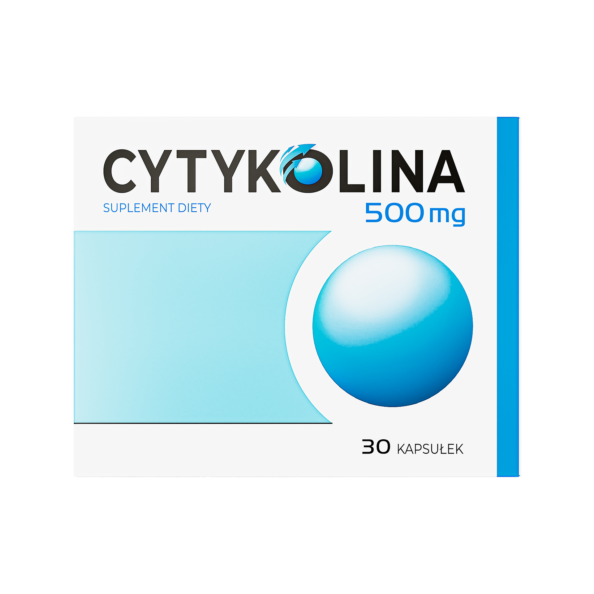 Cytykolina 500 mg, kapsułki, 30 sztuk