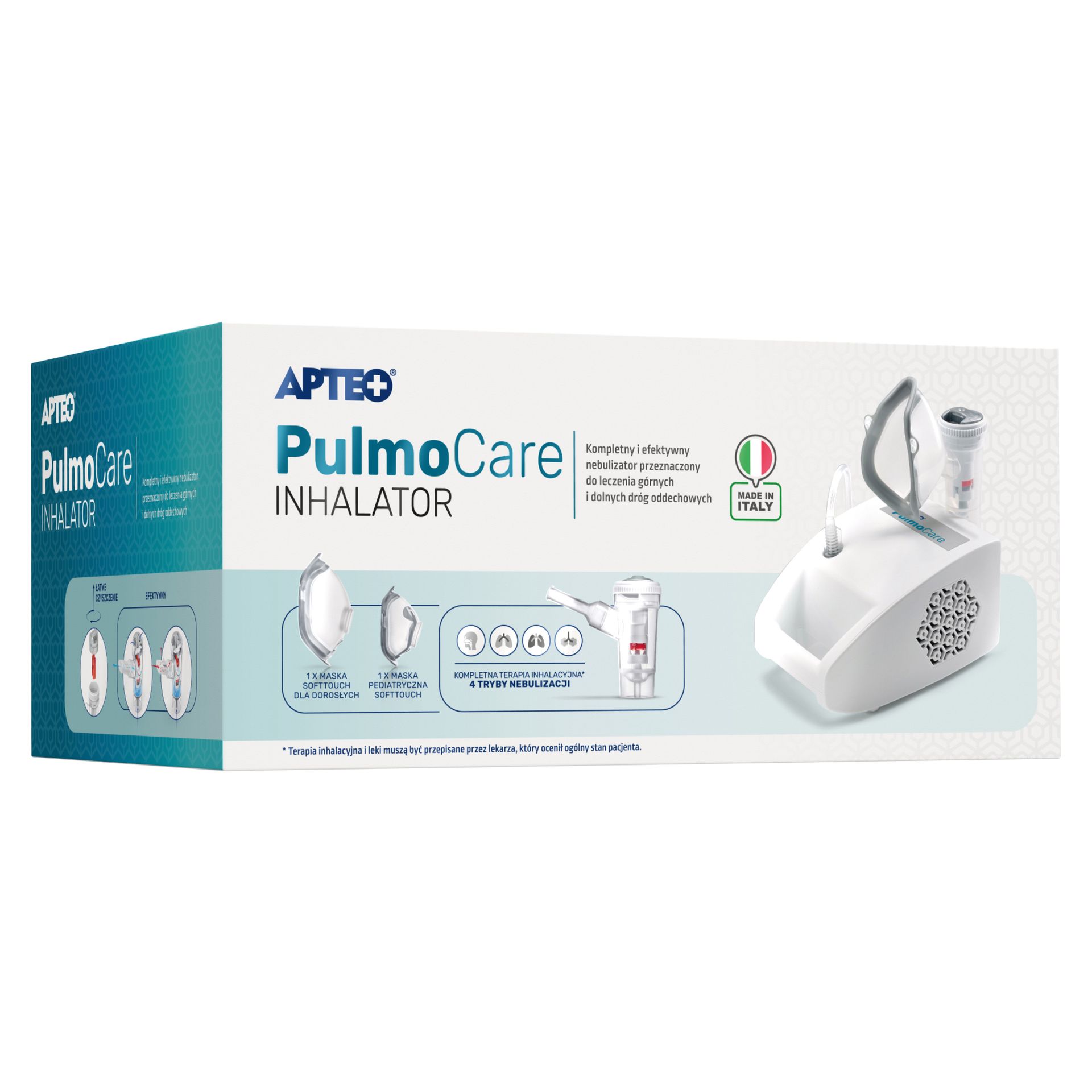 Pulmocare Apteo, Inhalator, 1 sztuka