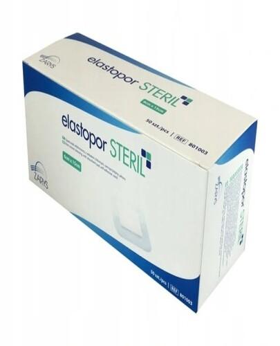 Elastopor Steril, Opatrunek jałowy włókninowy samoprzylepny z wkładem chłonnym 6 x 15 cm, 50 sztuk