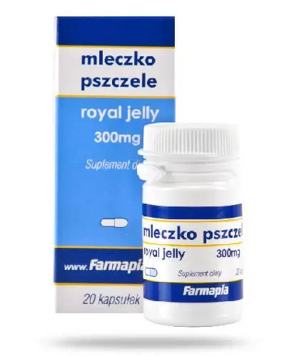 Mleczko pszczele 300mg 20 kapsułek