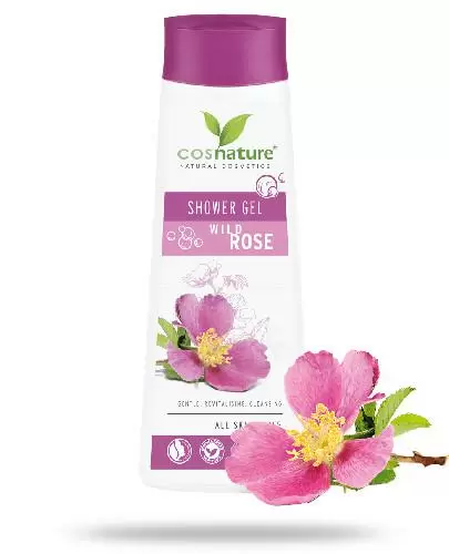 Cosnature Naturalny odżywczy żel pod prysznic z dziką różą 250 ml