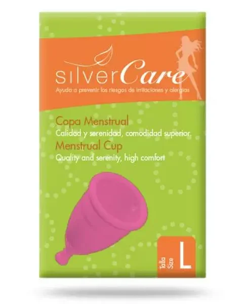Masmi Silver Care, kubeczek menstruacyjny, rozmiar L, 1 sztuka