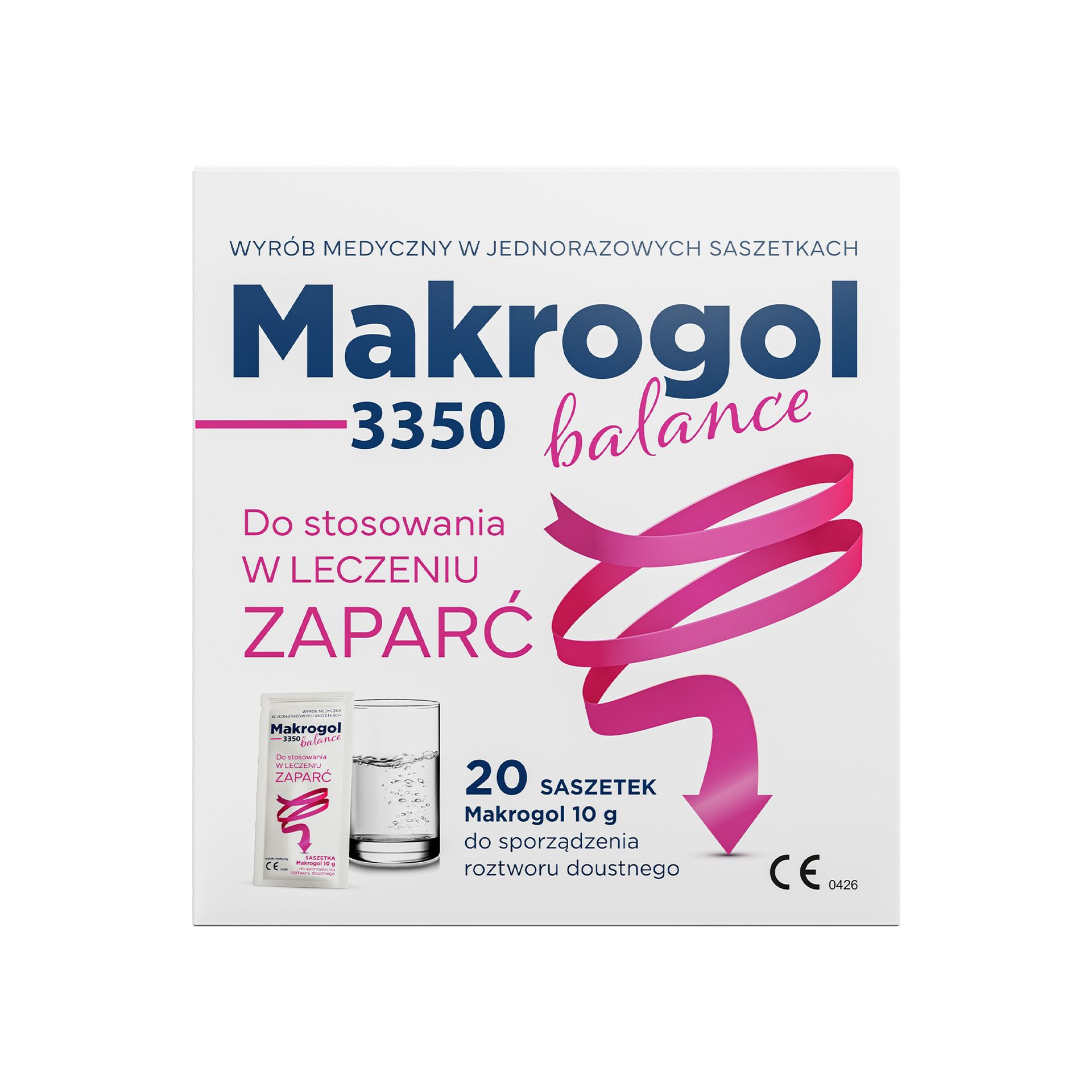 Makrogol 3350 balance, saszetki, 20 sztuk