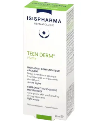 Isispharma Teen Derm Hydra krem nawilżający do skóry trądzikowej 40 ml