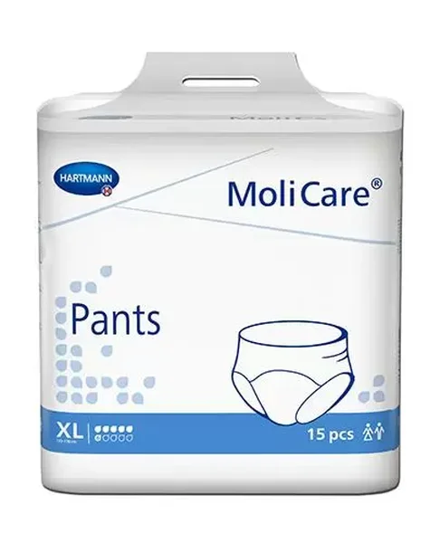 Hartmann MoliCare Pants 6 kropli majtki chłonne rozmiar XL 15 sztuk