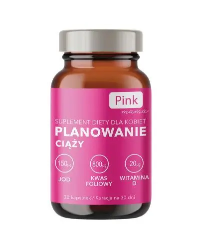 Pink Mama Planowanie ciąży, kapsułki, 30 sztuk