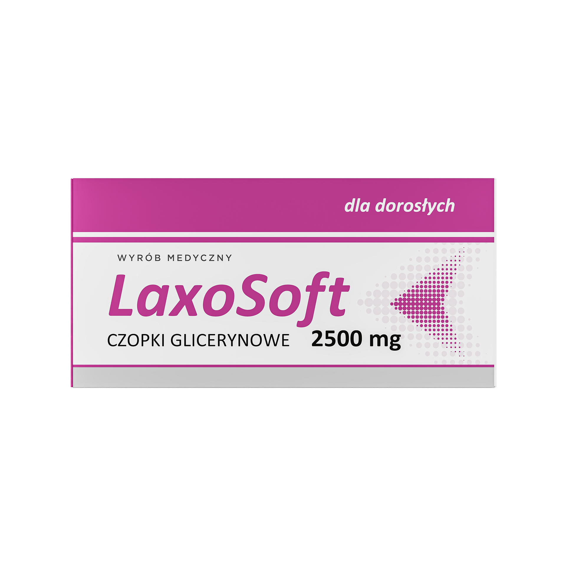 LaxoSoft Czopki Glicerynowe 2500 mg, 12 sztuk