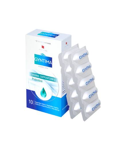 Fytofontana Gyntima Probiotica, globulki dopochwowe, 10 sztuk