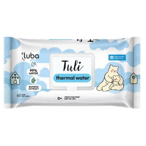 Luba Tuli Thermal Water Chusteczki nawilżane z wodą termalną, 60 szt.