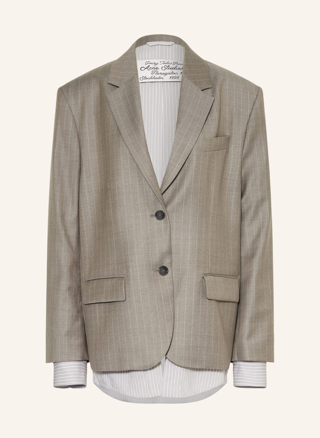 Acne Studios Marynarka Oversize grau