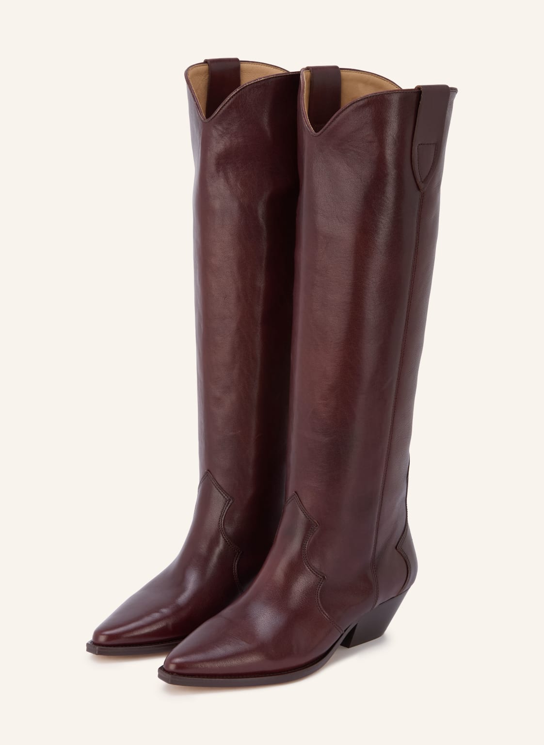 Isabel Marant Buty Kowbojskie Denvee braun