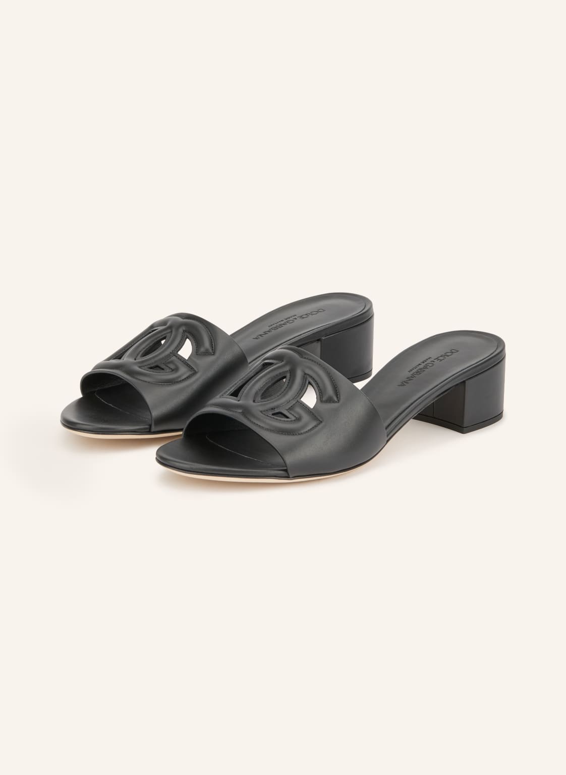 Dolce & Gabbana Klapki Typu Mules schwarz