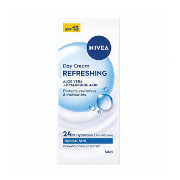 NIVEA Refreshing krem nawilżający na dzień SPF 15 50ml